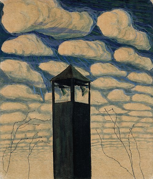 Mikalojus Konstantinas Ciurlionis SPRING MOTIF II Wandbild