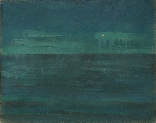Mikalojus Konstantinas Ciurlionis Sea at night Wandbild