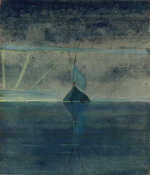 Mikalojus Konstantinas Ciurlionis THE SUN IS PASSING THE SIGN OF CAPRICORN Wandbild