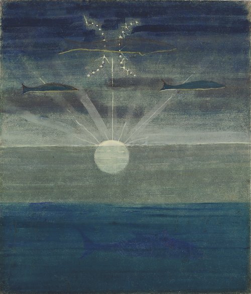 Mikalojus Konstantinas Ciurlionis The sun is passing the sign of pisces Wandbild