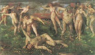 Lovis Corinth Bacchanale Wandbild