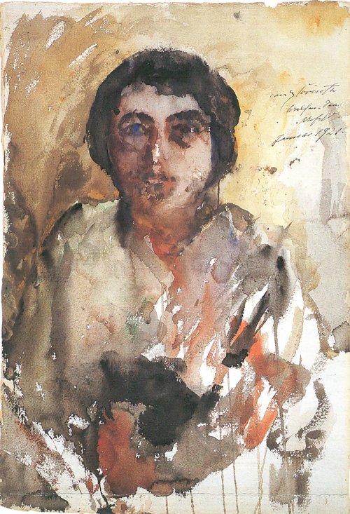 Lovis Corinth Bildnis Charlotte Berend Corinth Wandbild