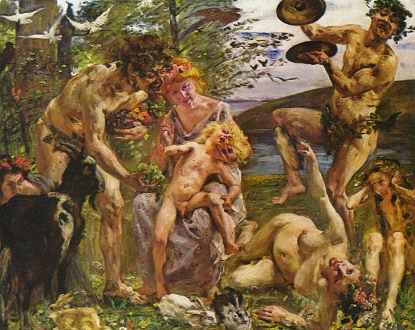 Lovis Corinth Die Kindheit des Zeus Wandbild