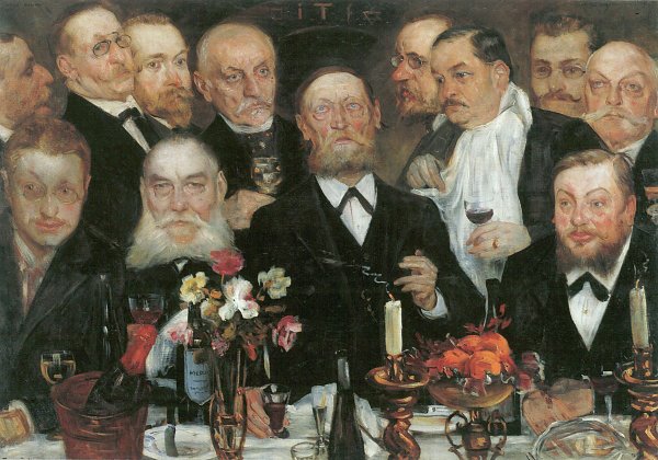 Lovis Corinth Die Logenbrueder Wandbild