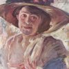 Lovis-Corinth-Frau-mit-Rosenhut-Portraet-der-Charlotte-Berend-Corinth