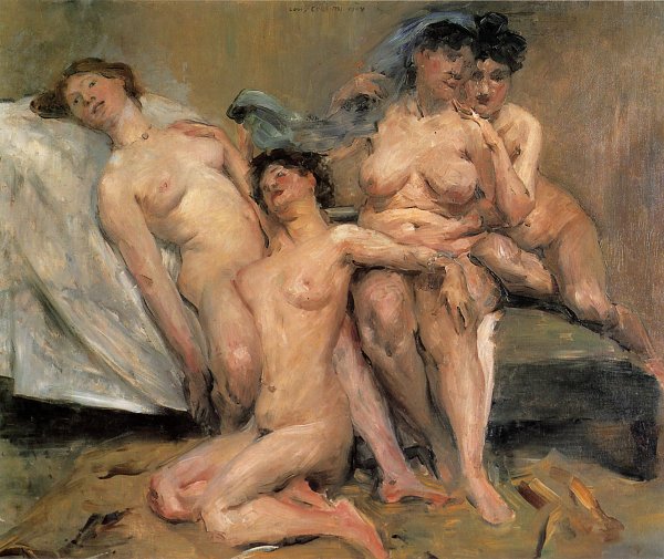 Lovis Corinth Frauengruppe Wandbild