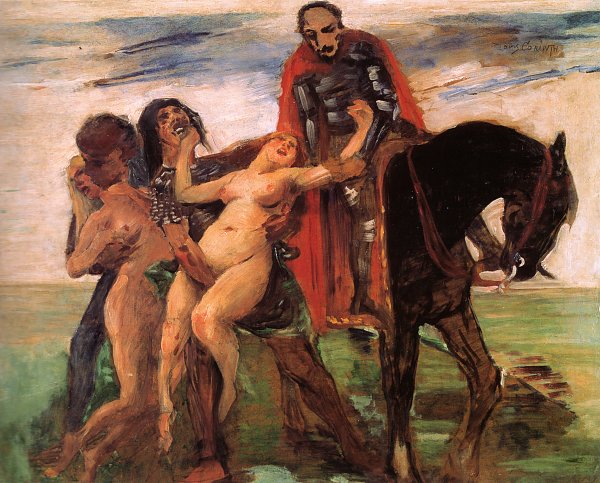 Lovis Corinth Frauenraub Wandbild