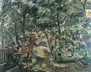 Lovis Corinth Garten in Berlin Westend Wandbild