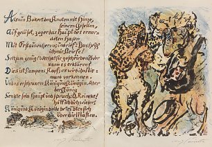 Lovis Corinth Illustration of Johann Wolfgang von Goethe Reinecke Fuchs Berlin F Gurlitt Wandbild