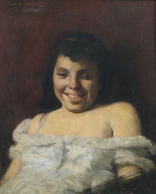 Lovis Corinth Lachendes Maedchen Wandbild