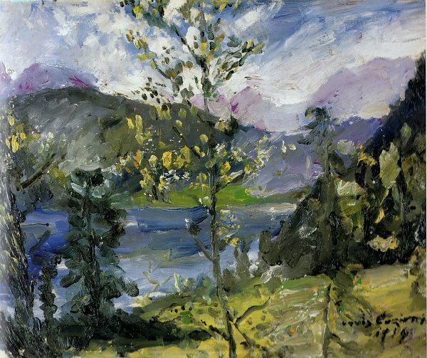 Lovis Corinth Oktoberschnee am Walchensee Wandbild