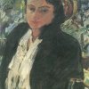 Lovis-Corinth-Portraet-Charlotte-Corinth-in-gruener-Samtjacke