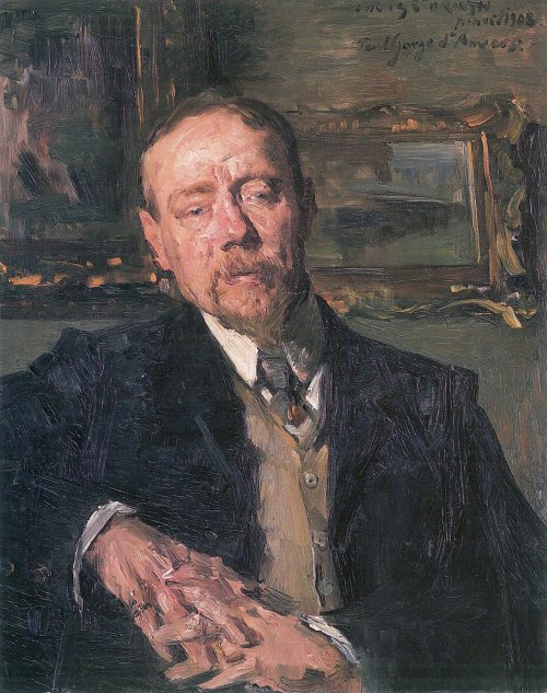 Lovis Corinth Portraet Eugene Gorge Wandbild