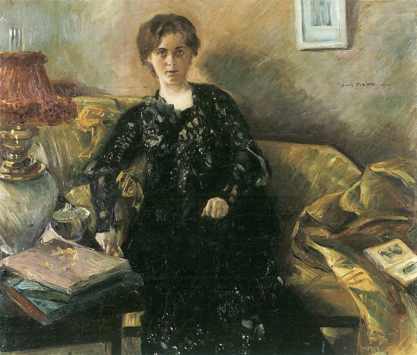 Lovis Corinth Portraet Frau Korfiz Holm Wandbild