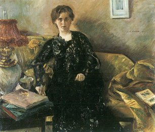 Lovis Corinth Portraet Frau Korfiz Holm Wandbild