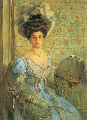 Lovis Corinth Portraet Graefin Finkh Wandbild
