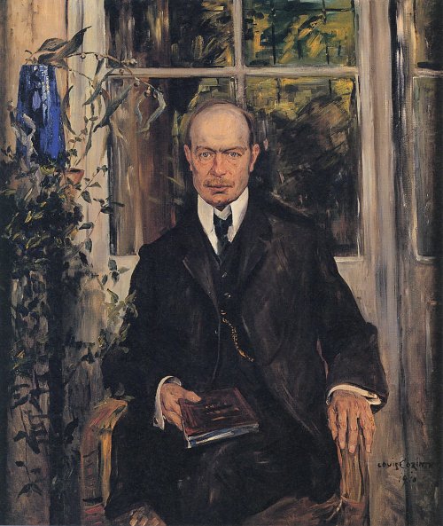 Lovis Corinth Portraet Henry B Simms Wandbild