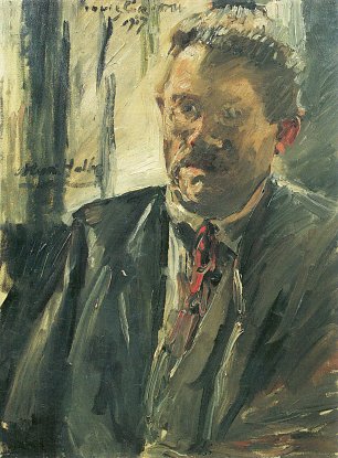 Lovis Corinth Portraet Max Halbe Wandbild