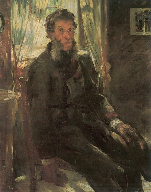Lovis Corinth Portraet des Ohm Friedrich Corinth Wandbild