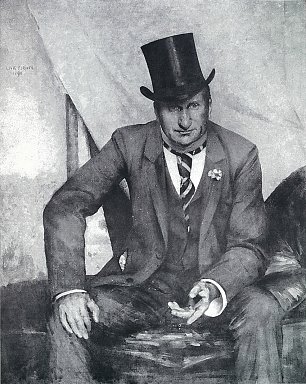Lovis Corinth Portraet des Schauspielers Rogall Wandbild