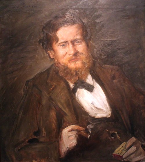 Lovis Corinth Portrait des Malers Fritz Rumpf Wandbild