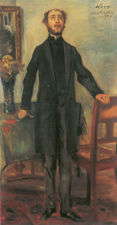Lovis Corinth Portrait of Alfred Kerr Wandbild