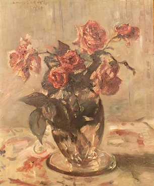 Lovis Corinth Rosa Rosen Wandbild