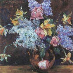 Lovis-Corinth-Rosen-Flieder-und-Osterglocken