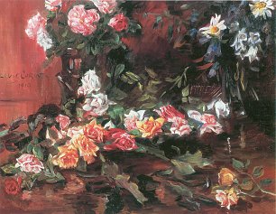 Lovis Corinth Rosen Wandbild