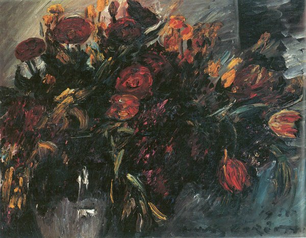 Lovis Corinth Rote und gelbe Tulpen Wandbild