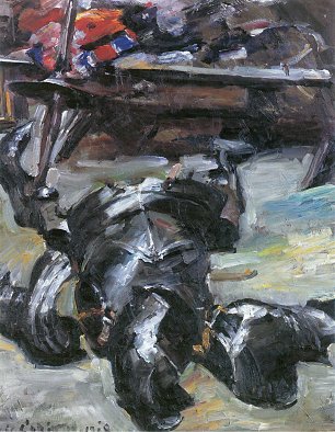 Lovis Corinth Ruestungsteile im Atelier Wandbild