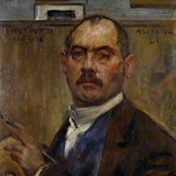 Lovis-Corinth-Selbstbildnis-malend