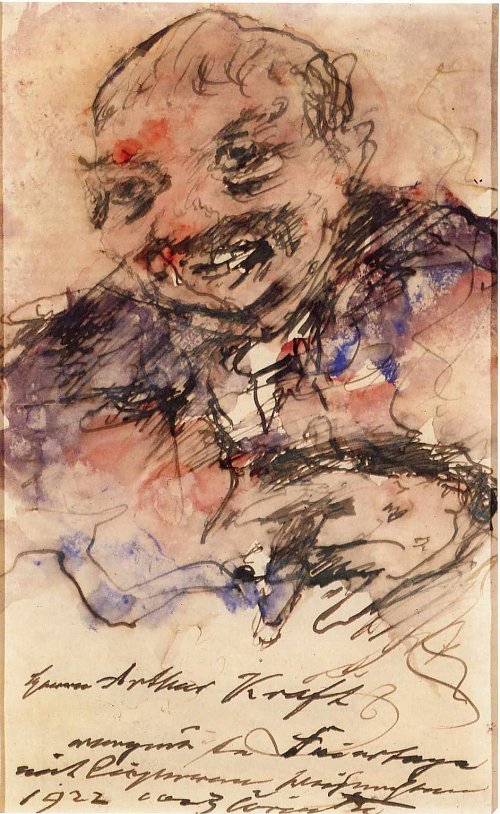 Lovis Corinth Selbstbildnis Wandbild