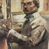 Lovis-Corinth-Selbstportraet-im-weissen-Kittel