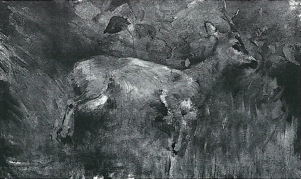 Lovis Corinth Toter Rehbock Wandbild