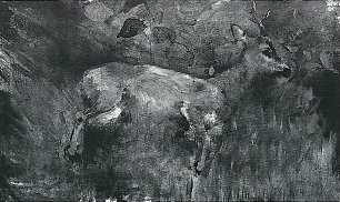 Lovis Corinth Toter Rehbock Wandbild