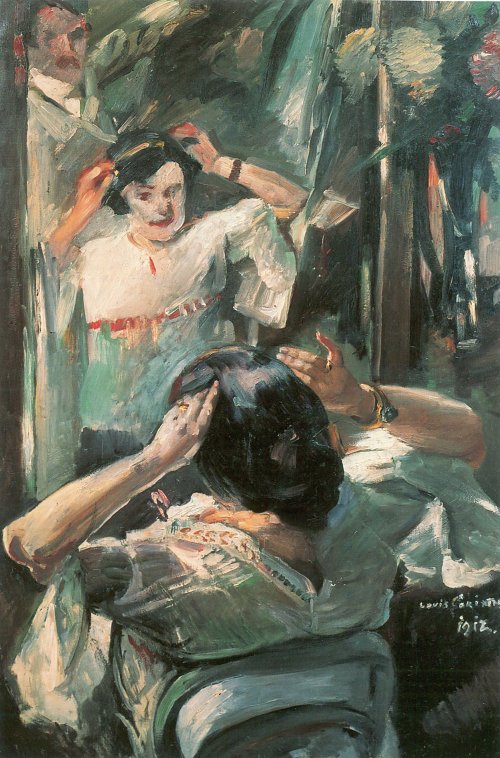 Lovis Corinth Vor dem Spiegel Wandbild