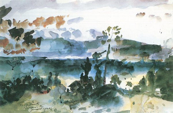 Lovis Corinth Walchensee 1923 Wandbild