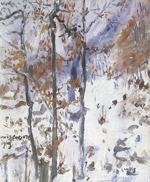 Lovis Corinth Walchensee Schneelandschaft Wandbild