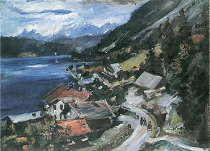Lovis Corinth Walchensee Serpentine Wandbild