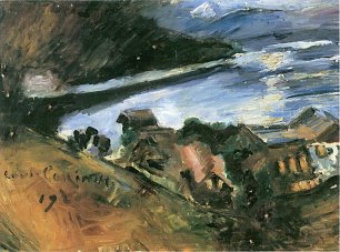 Lovis Corinth Walchensee bei Mondschein Wandbild