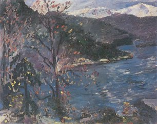 Lovis Corinth Walchensee im Herbst Wandbild
