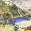 Lovis-Corinth-Walchenseelandschaft