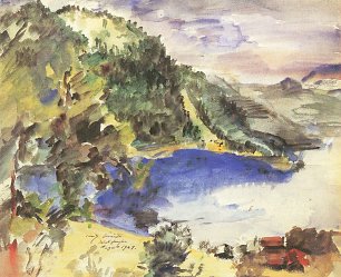 Lovis Corinth Walchenseelandschaft Wandbild