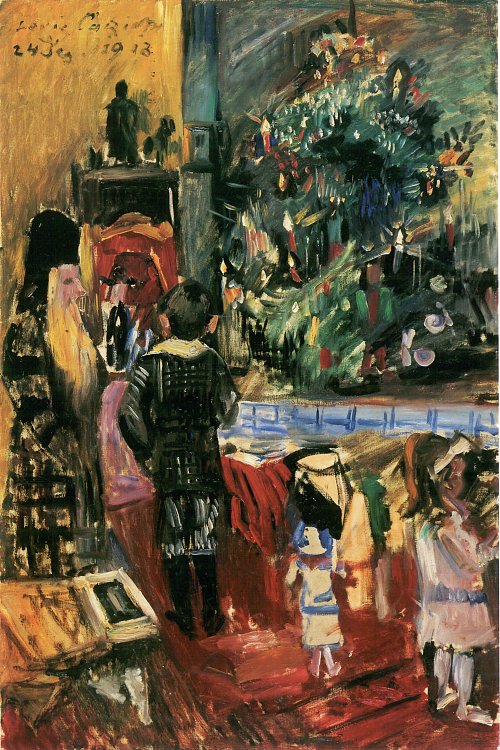 Lovis Corinth Weihnachtsbescherung Wandbild