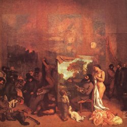 Gustave-Courbet-Das-Atelier-des-Kuenstlers