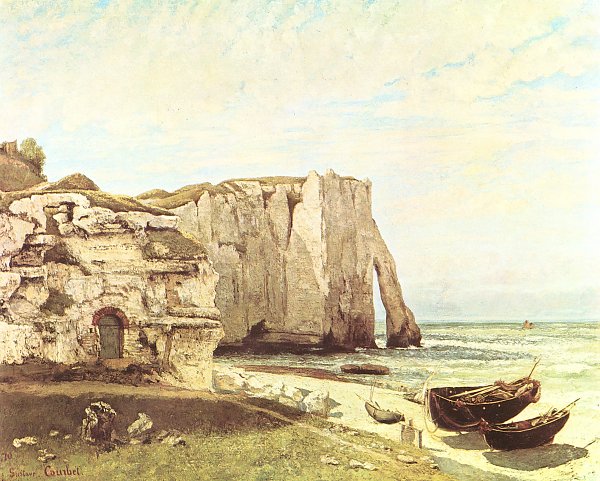 Gustave Courbet Die Kueste von Etretat Wandbild