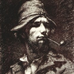 Gustave-Courbet-SelbstPortrait-Der-Mann-mit-der-Pfeife