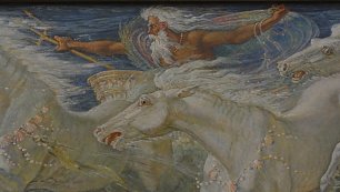 Walter Crane Die Pferde des Neptun Wandbild