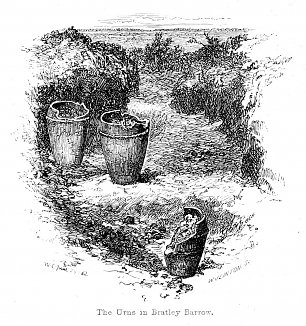 Walter Crane The Urns in Bratley Barrow Wandbild